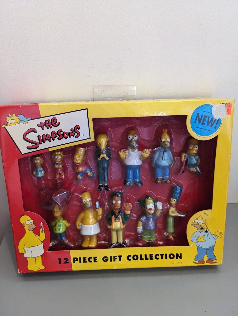 Simpsons 12 Piece Gift Collection Boxed Set Vintage Figurine Display Rare